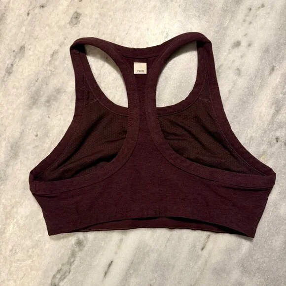 Vuori Elevation Racer Bra - Medium - Raisin Heather - Picture 4 of 4